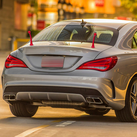 Red Creative Tentacles Decor Exterior Roof Ornaments Universal for Cars, Helmets