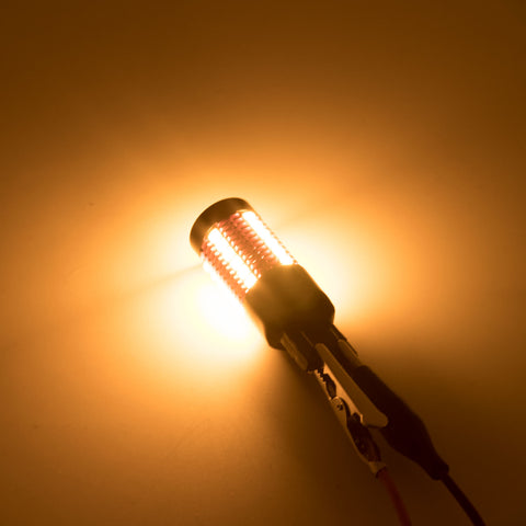 2pcs Error Free 1156 1141 BA15S / 7443 7440 T20 / 1157 2057 7528 BAY15D / 3157 3156 3057 4157 LED Turn Signal Light Bulb, Anti Hyper Flash Canbus Yellow Orange LED Bulb Replacement, No Load Resistor Need