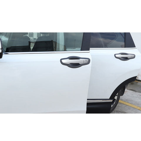 4pcs for Honda CR-V CRV 2017 2018 2019 2020 2021 Door Handle Bowl Panel Cover Trim, Carbon Fiber Style Side Door Handle Protector