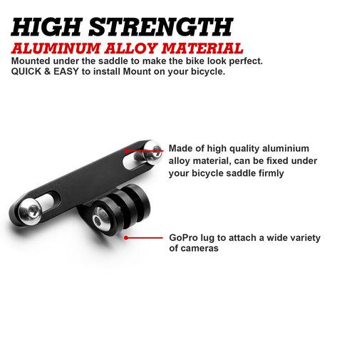 Bike RCT715 Tail Light Mount Combo, Compatible with Most Lynx Saddle S-WORKS SWAT & MOST LYNX - Type B