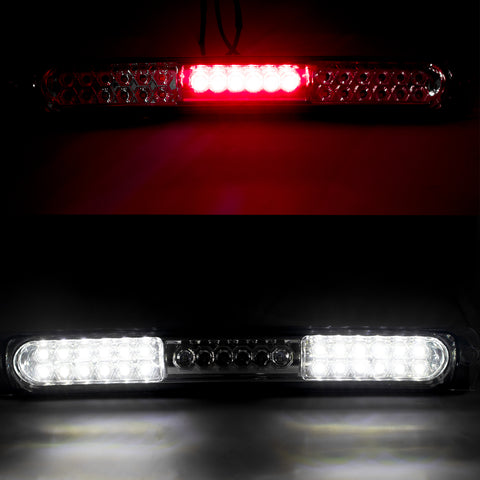 Clear Lens / Smoked Lens Full LED 3rd Brake Light Assembly, High Mount Tail Cargo Lamp for Ford F-150 1997-2003