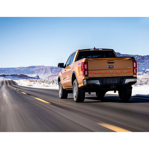 Matte Black / Red / White / Silver Rear Trunk Tailgate Vinyl Decal Insert Letter Sticker for Ford Ranger 2019