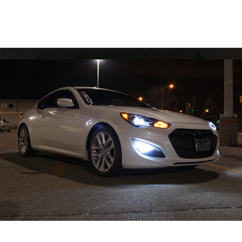 9005 9006 HB3 HB4 / H8 H9 H11 / 880 881 889 COB LED Bulb White Golden Yellow Dual Color Fog Light Conversion Kit