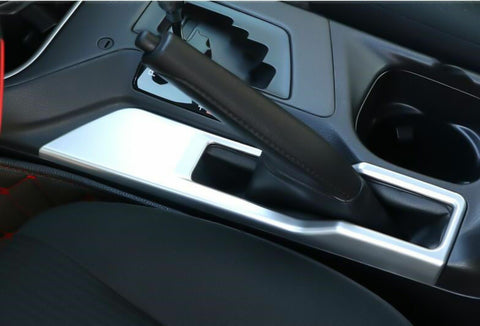 ABS Chrome Car Central Console Gear Panel Parking Hand Brake Frame Cover Trim for Toyota RAV4 2013-2018