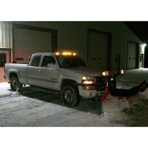 Cab Marker Roof Running Lights Assembly for Chevrolet Silverado 2500HD 3500HD 2007-2020, Amber Trunk LED Cab Roof Marker Light Kit Fit GMC Sierra 2500HD 3500HD 2007-2020