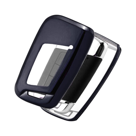 Purple Black Soft TPU Full Protect Remote Key Fob Cover For VW Passat Jetta 3/4 Button