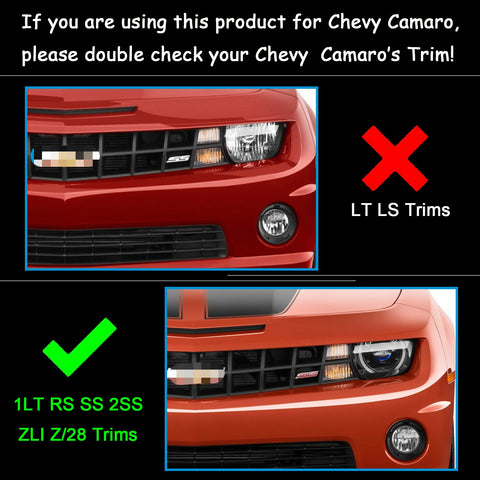 White P13W LED Daytime Running Light Driving Lamp Bulbs for Chevrolet Camaro 2010 2011 2012 2013