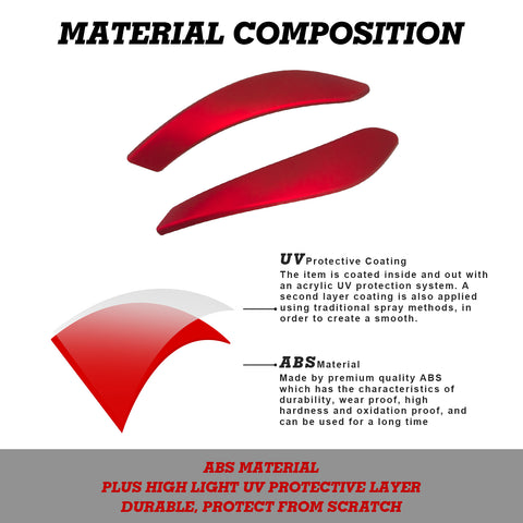 Red Interior Door Armrest Frame Molding Cover For BMW 3 4 Series F30 F31 F32