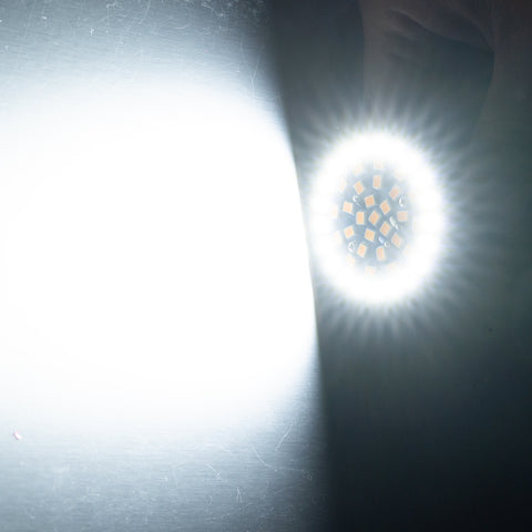 2" LED Front Turn Signal Daytime Running Light Kit for Harley Davidson Motorcycles - Bullet Style Insert with 1157 Base - 48 SMD Error Free