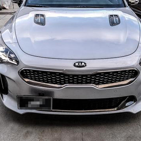 Black / Gold / Red 1 Set Sporty Racing Front Tow Hook License Plate Bumper Mounting Bracket Fit for Kia Stinger 2018+