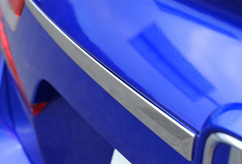 Chrome Silver Stainless Steel Rear Trunk Lid Cover Trim for Honda Accord 10th 2018