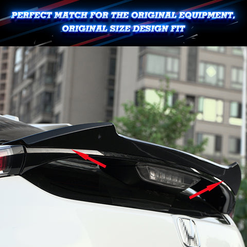 Gloss Black Rear Trunk Duckbill Spoiler Wing For Honda Civic Hatchback 2017-2021