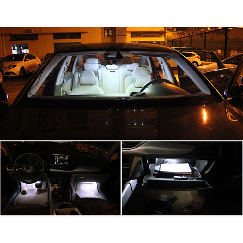 DE3175 LED Bulb, Error Free White 6-SMD 3030 31MM Festoon DE3021 DE3022 DE3023 6428 6430 LED Bulb for Car Interior Map Reading Light Trunk Cargo License Plate Lamp