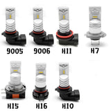 For Honda Civic 2006-2015 Super White 100W LED DRL Daytime Running Light Bulbs