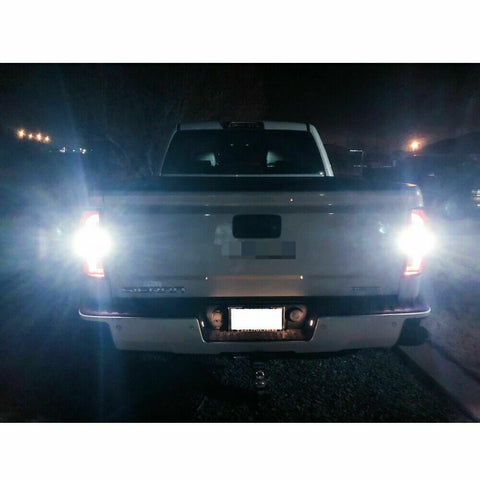 White 4014 SMD LED Backup Reverse Light Bulbs for GMC Sierra 1500 2500 3500 HD 1999-2014