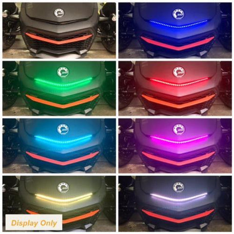 Universal 21" Remote RGB LED Scanning Knight Rider LED Strip Light for Hood Grille Grill