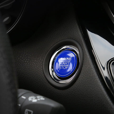 Blue/ Black/ Red Keyless Engine Start Stop Push Button Cover Trim for Lexus GS ES IS RC 2014+ NX RX 2016+