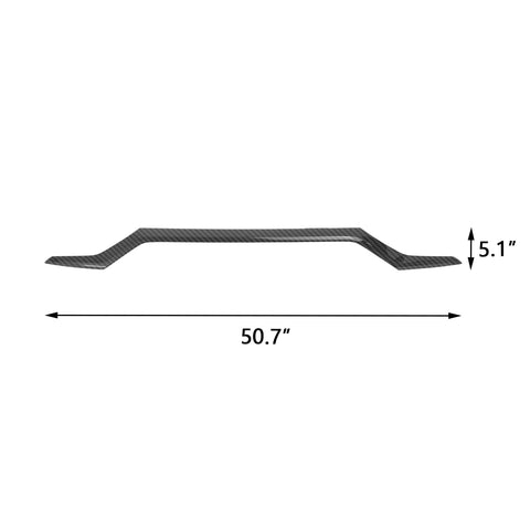 Exterior Rear Trunk Lid Tailgate Upper Lip Strip Protector Cover For Toyota RAV4 19-21, Carbon Fiber Texture