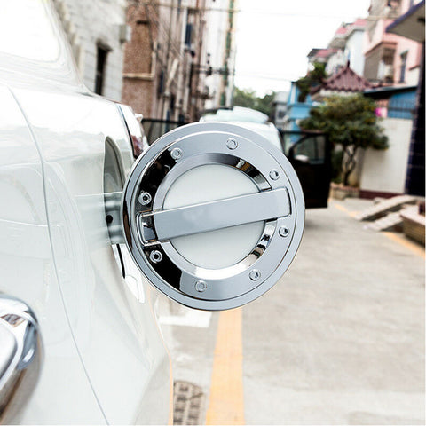 ABS Chrome Gas Tank Cap Cover Protector Oil Fuel Filler Cap Garnish Trim for Toyota RAV4 2013-2018