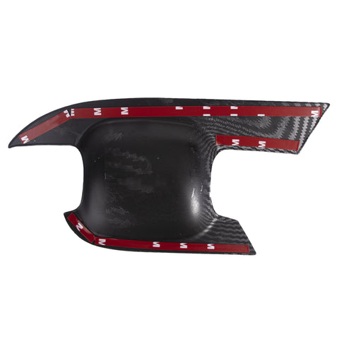 Carbon Fiber ABS Exterior Door Handle Bowl Cover Trim For Ford Explorer 2020-23