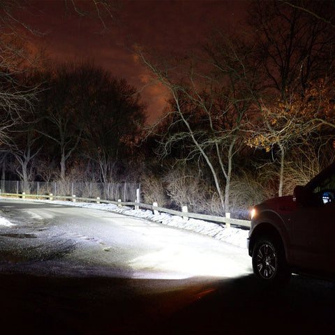 6000K Xenon White LED Headlight Bulb All-in-One Conversion High Low Beam Kit, 6000LM Super Bright Fog Light Replacement