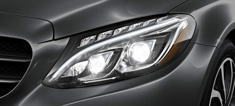 2x HID White 160W 12000LM H7 6000K Headlight Bulbs Powered By Luxen LED (Newest Model)