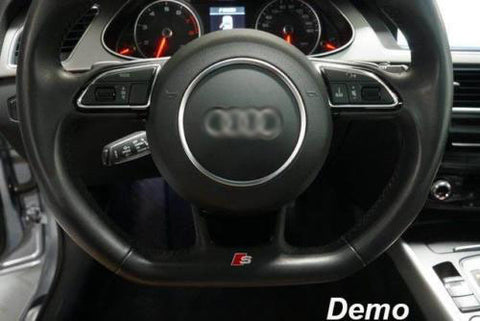 2 x Audi S-line Logo Badge Car Remote Key Fob Decal Steering Wheel Sticker for Audi A3 A4 A6 Q5 Q7 A7 A5 RS