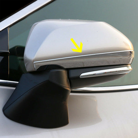 2pcs ABS Chrome Car Side Mirror Trim Rearview Mirror Protective Strip for Toyota Camry 2018-2024