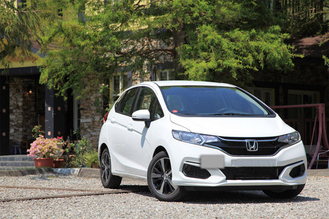 1 Set Black / Gold / Red Front Tow Hook License Plate Bumper Mounting Bracket for Honda 3rd Gen Fit Jazz 2015-2018, Fit Acura TLX 2015-2018