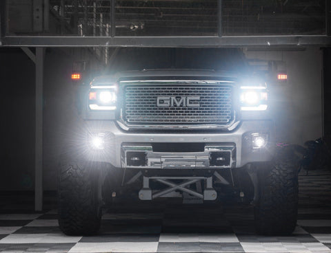 2pcs 6000K White H16 5202 LED Headlight Conversion Kit Fog Light for Dodge Chevrolet GMC Subaru Chrysler