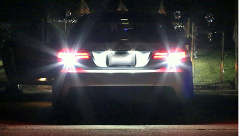 6000K White LED 1157 Backup Reverse Light Bulbs for Chevy Corvette C5 1997-2004