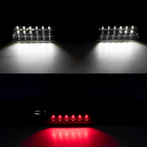 Clear Lens / Smoked Lens Full LED 3rd Brake Light Assembly, High Mount Tail Cargo Lamp for Ford F-150 1997-2003