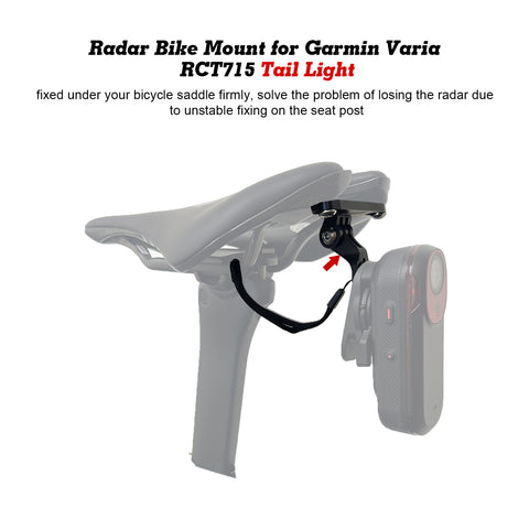 Bike RCT715 Tail Light Mount Combo, Compatible with Most Lynx Saddle S-WORKS SWAT & MOST LYNX - Type B
