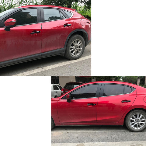 New Carbon Fiber Look Car Door Handle Protector Cover Trim for Mazda 2 3 5 6 RX-8 CX-7 CX-9 2002-2015