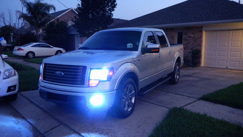 2pcs 881 880 Ice Blue 8000K COB LED Fog Light Low High Beam Bulb for Chevrolet Tahoe S10 Suburban