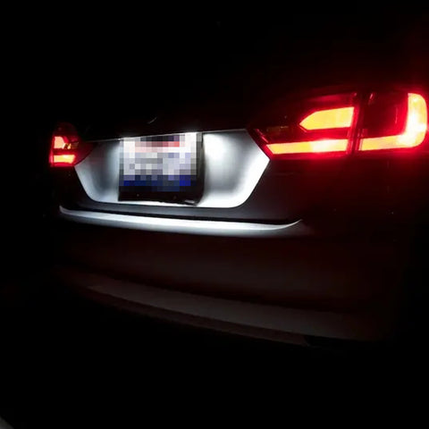 Xenon White 18-SMD LED License Plate Light Lamp Assembly Direct Fit for Hyundai Sonata i40 i45 2011-2014