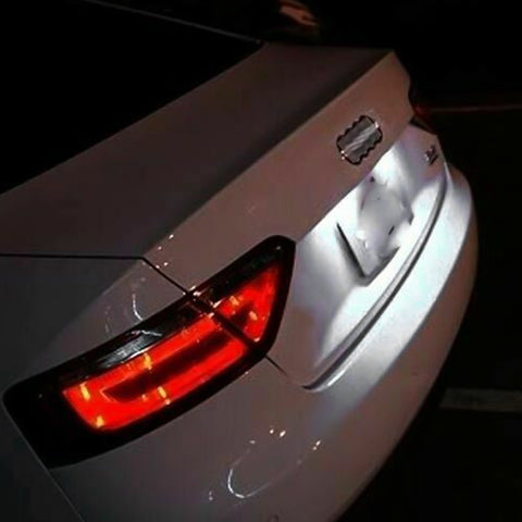 No Error Canbus 6000K White LED License Plate Light Lamp For Audi A4 A3 8P A6 Q7