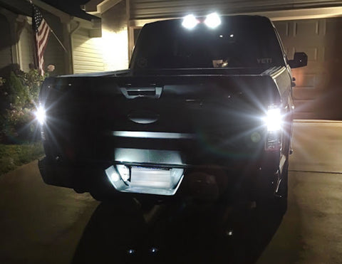 2pcs White 3156 3157 LED Backup Reverse Light Lamp for Ford F150 1991-2017 2016 2015 2014