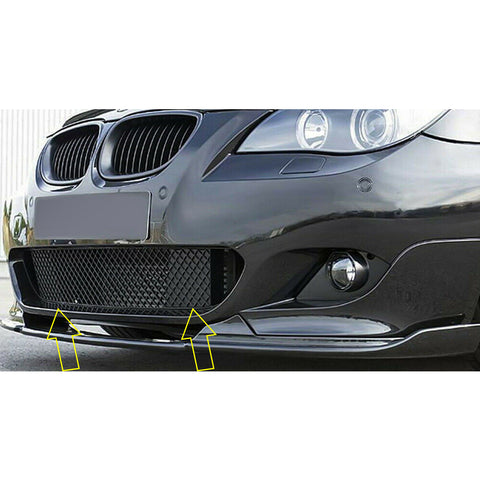 2pcs Front Bumper Cover Lower Mesh Grille Trim for BMW E60 E61 5 Series 2004-2010 M-sport Package Grille