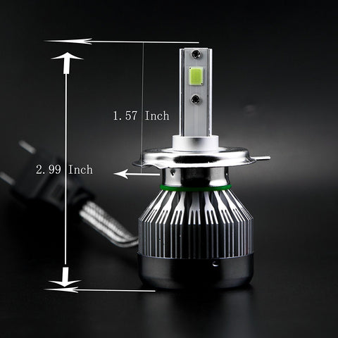 2x 9003 H4 HB2 Ice Blue 8000K High Power COB LED Headlight Conversion For Low/High Dual Beams DRL Fog Lights Kit Bulbs (Newest Model)