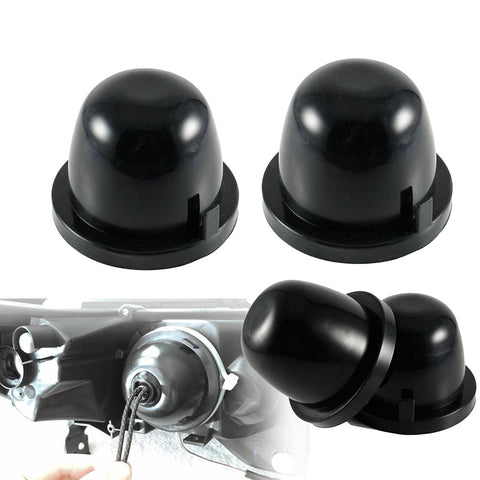 Rubber Housing Dust Seal Caps HID LED Light Aftermarket Headlamp Retrofit