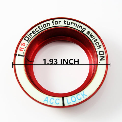 1 Piece Car Engine Start Stop Ignition Key Hole Luminous Cover Sticker For Ford Focus 2 3 4 Sedean Hatchback and Kuga