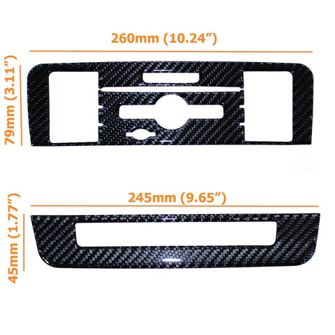 Real Carbon Fiber Interior Trim Stickers For Mercedes Benz 2013-2017 CLA GLA