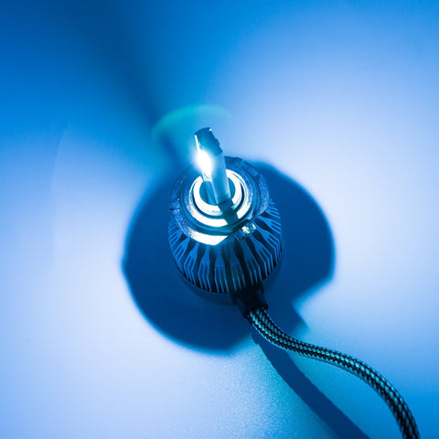 2x H7 Ice Blue 8000K COB LED Headlight Conversion Kit For High Beam DRL Fog Lights Lamps(Newest Model)