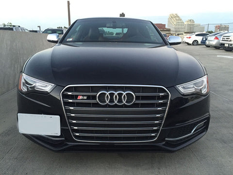 1 Set Front Tow Hook License Plate Bumper Mounting Bracket Holder Relocation Fit Audi A4 A5 S4 S5 RS5 RS7 A7 S7