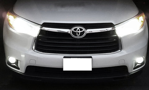 2x Bright White 5202 2504 H16 Luxeon LED Bulbs DRL Daytime Driving Fog Lights Lamps