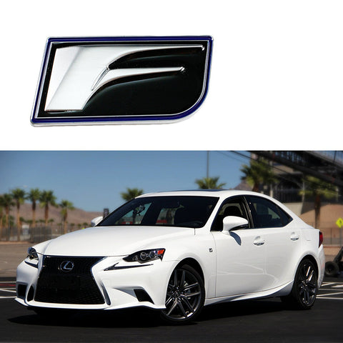3D Metal F Sport Auto Emblem Body Trunk Lid sticker decal badge for Lexus GS200t IS200t CT200h ES300h ES350 GS F LS600h