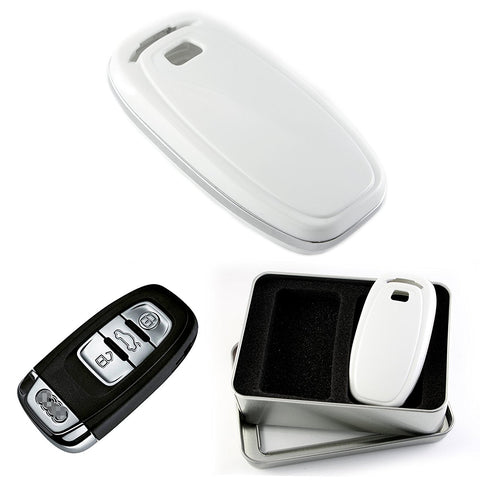 Xotic Tech Keyless Smart Key Fob Shell Cover Case for Audi R8 Q5 Q7 S3 S4 S5 S6 S7 S8 SQ5 RS5 RS7 A4 A5 A6 A7 A8
