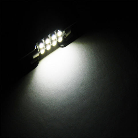 Super Bright White 8-SMD 6411 578 LED Bulb For Car Interior Dome Light or Trunk Area Light
