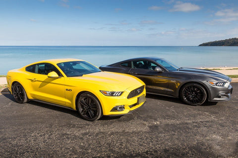 Side Badge Sticker 3D Logo 5.0 Liter Chrome Finish Fender Emblem For Newer Ford Mustang Cars 2015 2016